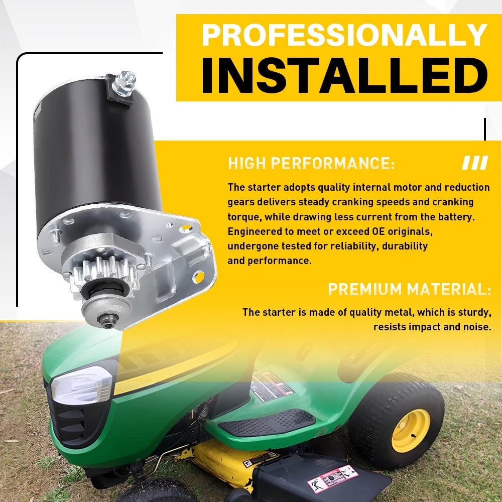 2x Starter Suitable For John Deere D100 D115 L100 L107 LA100 LA105 LA110 LA125