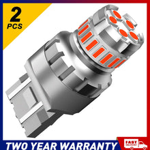 Load image into Gallery viewer, 2-10x AUXITO 7443 7440 RED LED BRAKE STOP TAIL LIGHT BULBS GLOBE BRIGHT NEWA