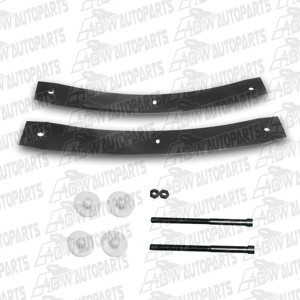 2pcs 10mm Thick Universal 1.5-2Inch Add A Leaf Helper Spring Kits 35mm-50mm