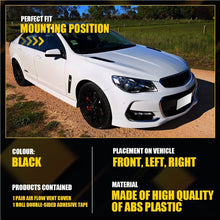 Load image into Gallery viewer, 2X Car Air Flow Intake Hood Scoop Bonnet Vent Cover Universal Decor Turbo Side