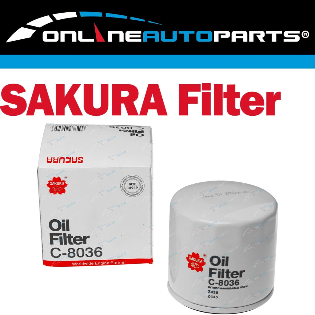 Sakura Oil Filter for Subaru Outback BP BR 2.5L 4cyl EJ253 2003~2012