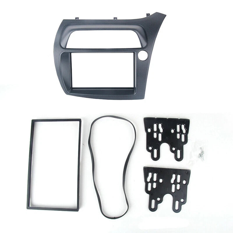Car Radio Facia Panel Double 2 Din Dash Trim Fascia Kit for Honda CIVIC 2006-11