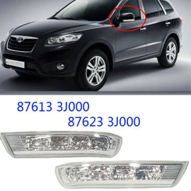 Left + Right Side Mirror Indicator Light Repeater For Hyundai Santa Fe 2007-2012