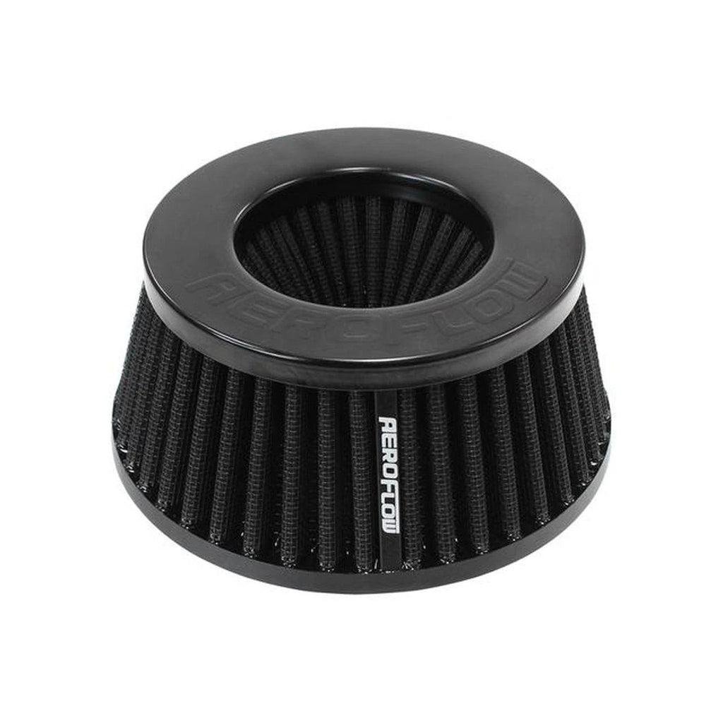 Aeroflow 4" Inverted Tapered Filter 5.25-6" OD, 2.55" High Black