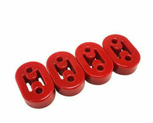Load image into Gallery viewer, 4PCS 2Holes 11.5mm Car Exhaust Rubber Mount Support Heavy duty Universal Red ST
