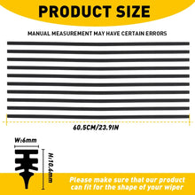 Load image into Gallery viewer, Sale 20x Auto Car Bus Windshield Frameless Blade Wiper Rubber Refill 24inch 6mm