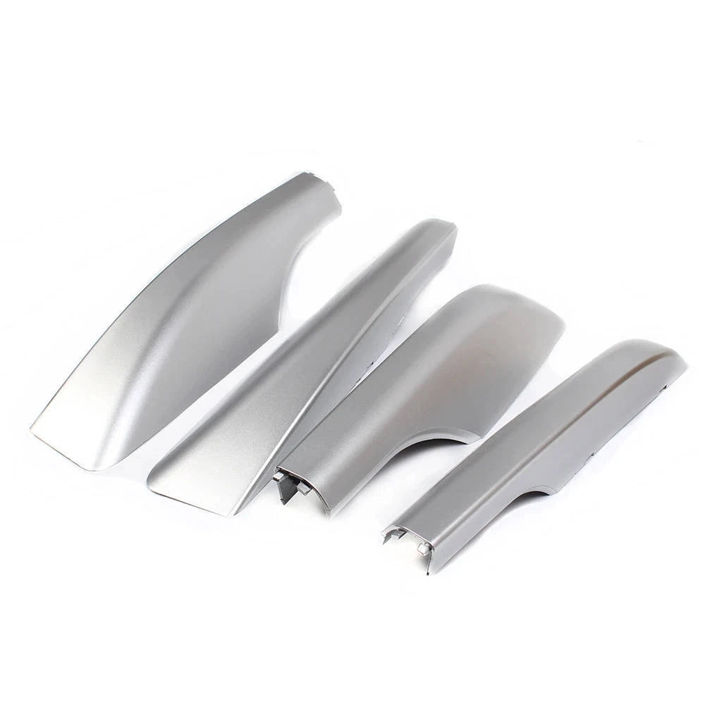 4X Silver Roof Rack Rail End Cover For Toyota for Landcruiser LC200 2008-2021 ST