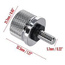 Load image into Gallery viewer, 1x Motorcycle CNC Rear Seat Bolt Screw for Sportster for Softail for Touring ST