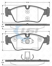 Load image into Gallery viewer, Front Brake Pads + Sensor + Disc Rotors for BMW 320i E46 98-05