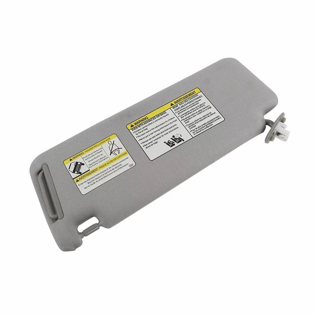 1x Grey Right Driver Sun Visor For Toyota Prado TRJ120 RZJ120 KZJ120 KDJ/GRJ120