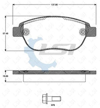Load image into Gallery viewer, Front Brake Pads and Rotors Set for Peugeot 307 1.6i 1.6TD 2.0i 2.0D 2001 - 07