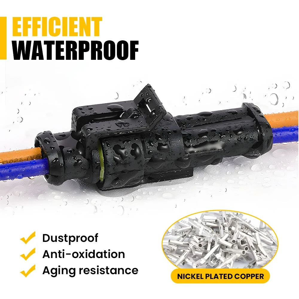 708x Automotive Waterproof Car Auto Electrical Wire Connector Plug 1-6 Pin Kit