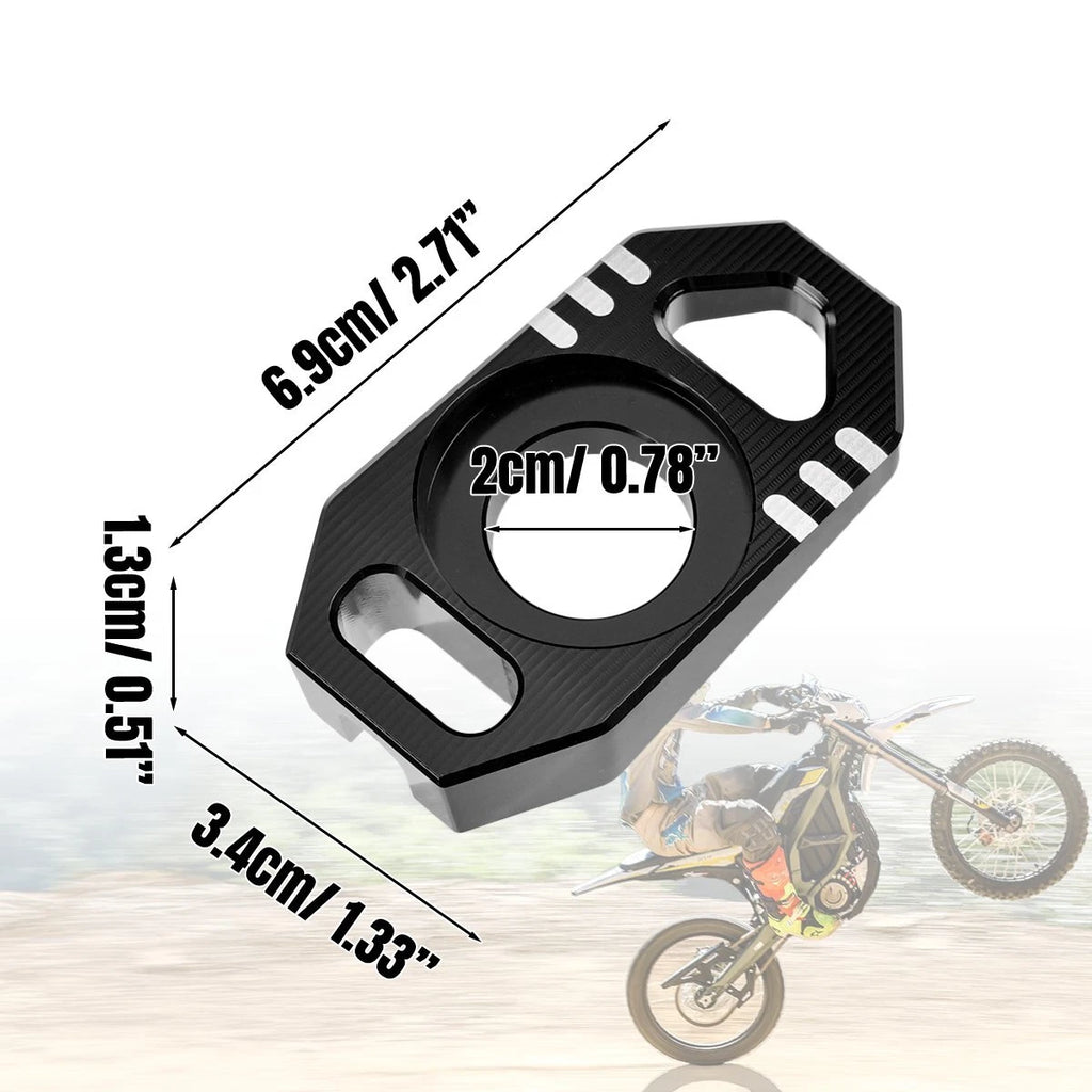 For Surron Ultra Bee 2023+ CNC Aluminum 2x Axle Block Chain Adjuster Bolts Black