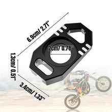 Load image into Gallery viewer, For Surron Ultra Bee 2023+ CNC Aluminum 2x Axle Block Chain Adjuster Bolts Black