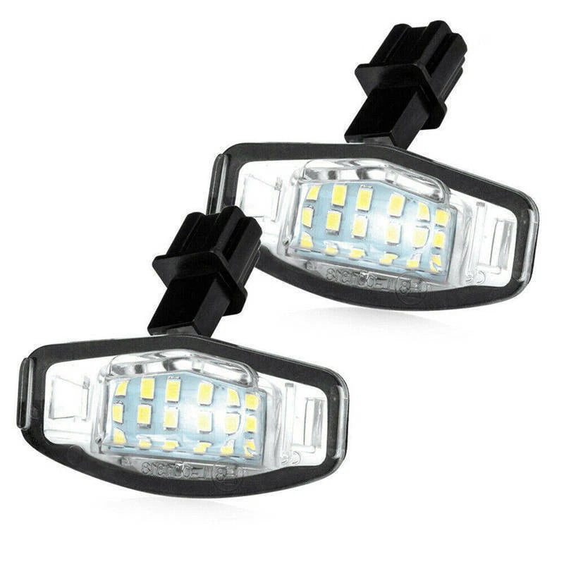 2x LED License Number Plate Light Lamps For Honda for Civic Accord for Odyssey