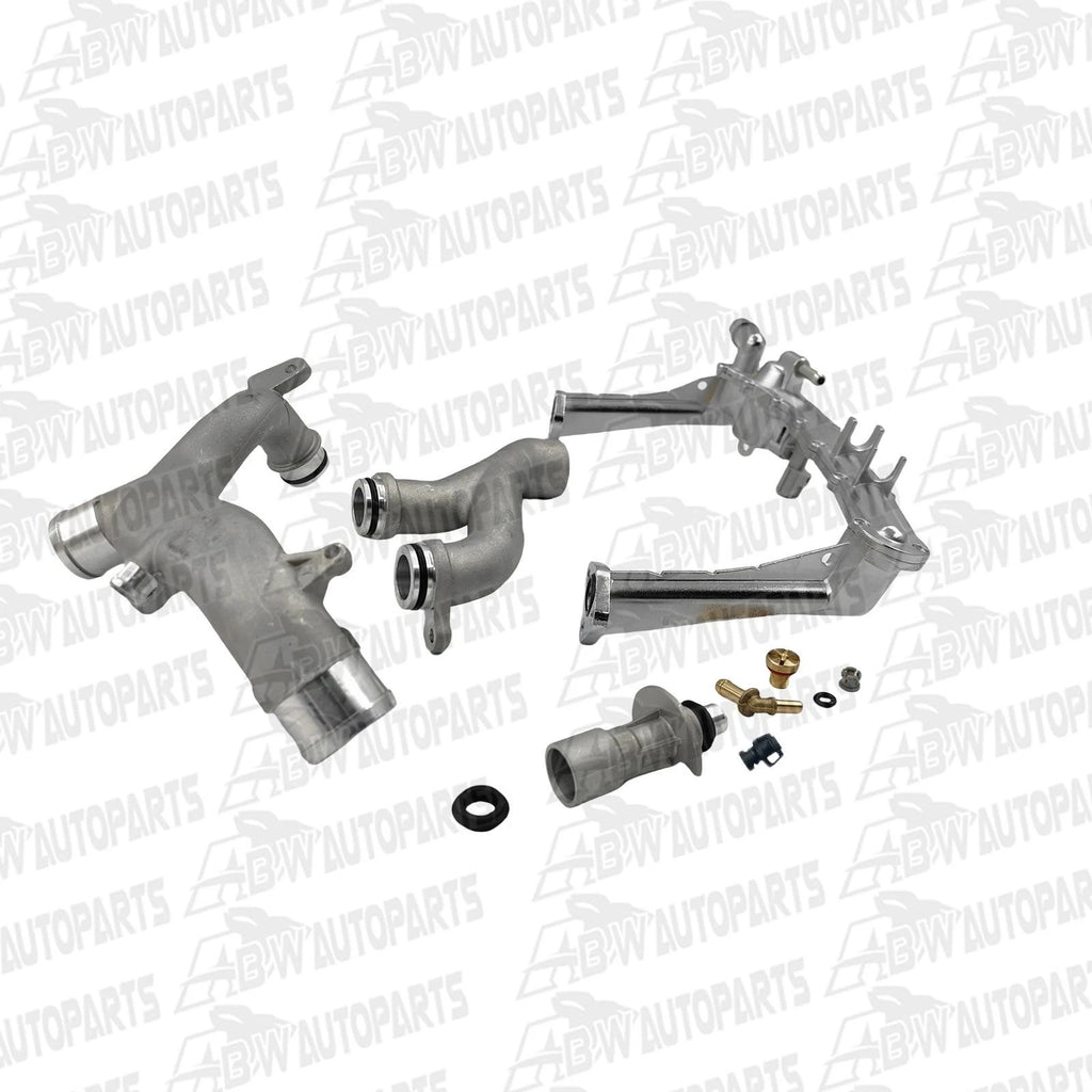 Aluminum Coolant Water Pipe Kit For Jaguar F-Type Land Rover LR4 3.0L V6 5.0L V8