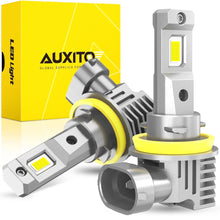 Load image into Gallery viewer, 2pcs H11 H8 LED H9 Kit Hi Headlight Beam Low Bulbs 24000LM WHITE Fanless AUXITO