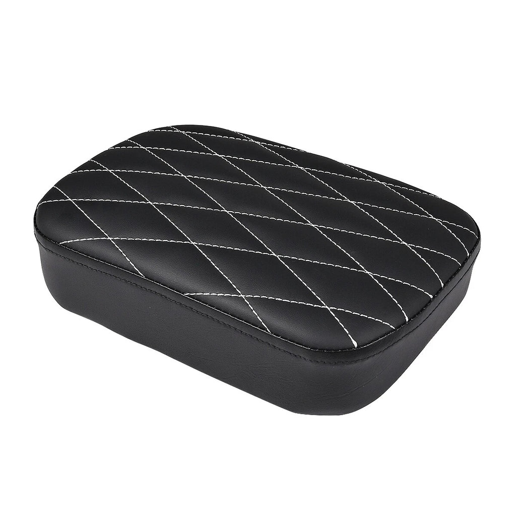 Rectangle Diamond Rear Pillion Passenger Pad Seat 8 Suction Cup Motorcycle ST