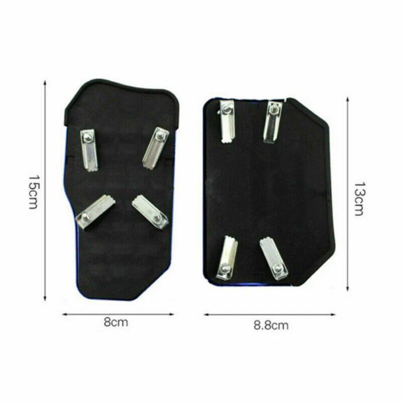 2x Silver Non-Slip Automatic Car Gas Brake Pedals Pad Cover Car Accessories ST