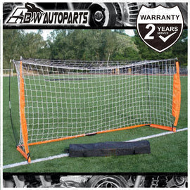 3m x 2m PORTABLE FUTSAL SOCCER GOAL Frame Adult Training Practice Steel Frame AU
