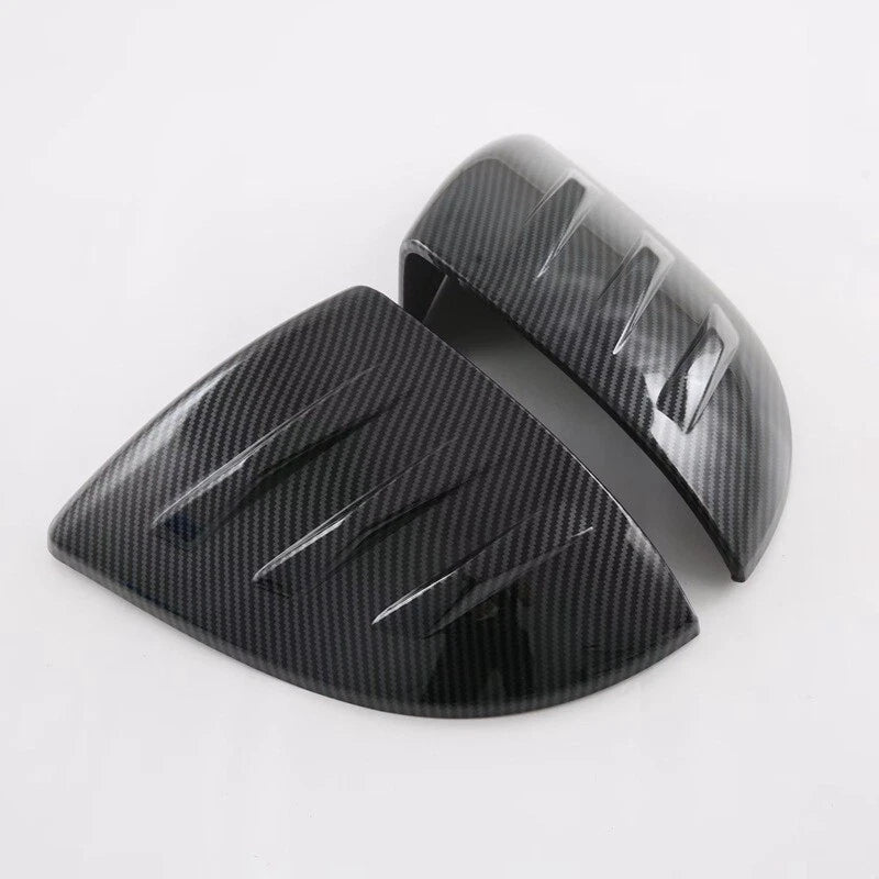 Pair Carbon Fiber Side Rearview Mirror Cap Cover Trim For MG4 MG 4 EV 2023-2025