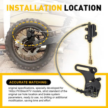Load image into Gallery viewer, 15mm Hydraulic Rear Disc Brake Caliper System 110 125cc 140cc PIT PRO Dirt Bike