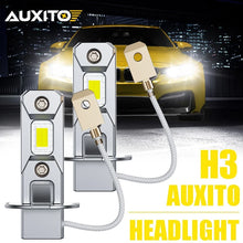Load image into Gallery viewer, 2x AUXITO H3 12000LM LED Car Headlight Globes Conversion Bulbs Beam Blubs 12V