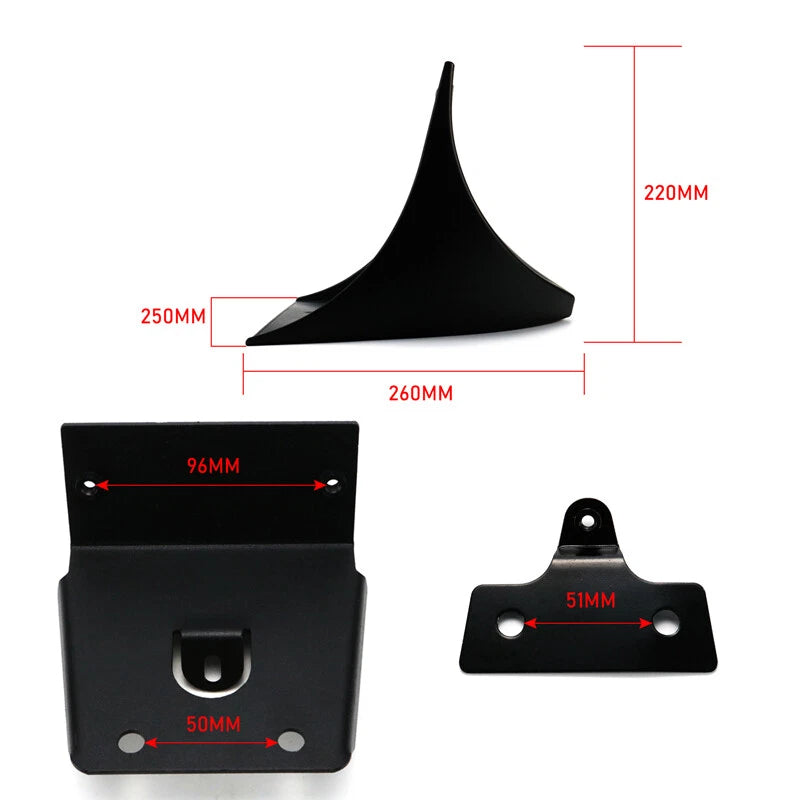 Matte Black Chin FairingFront Spoiler For Harley Sportster XL883 XL1200 X48 ST