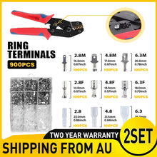 Load image into Gallery viewer, 1800PCS Assorted Insulated Electrical Wire Terminal Crimp Connectors Spade