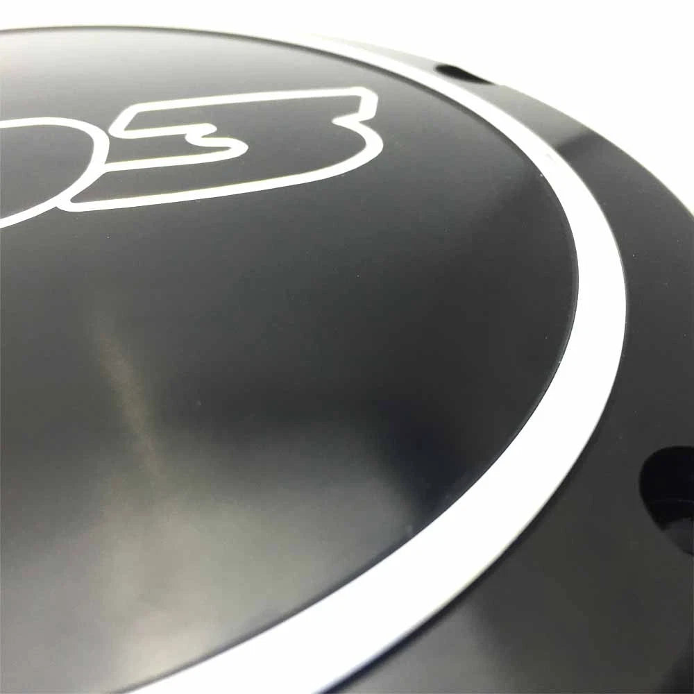 Black Aluminum 103 Derby Cover + Timing Timer For Harley Electra Glide 1996-2013