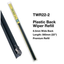 Load image into Gallery viewer, Tridon Wiper Refill Plastic Wide Back TWR22-2