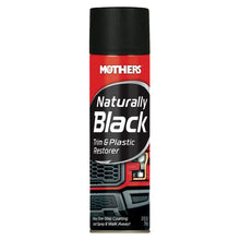 Load image into Gallery viewer, Mothers Naturally Black Trim &amp; Plastic Restorer Aerosol 283g