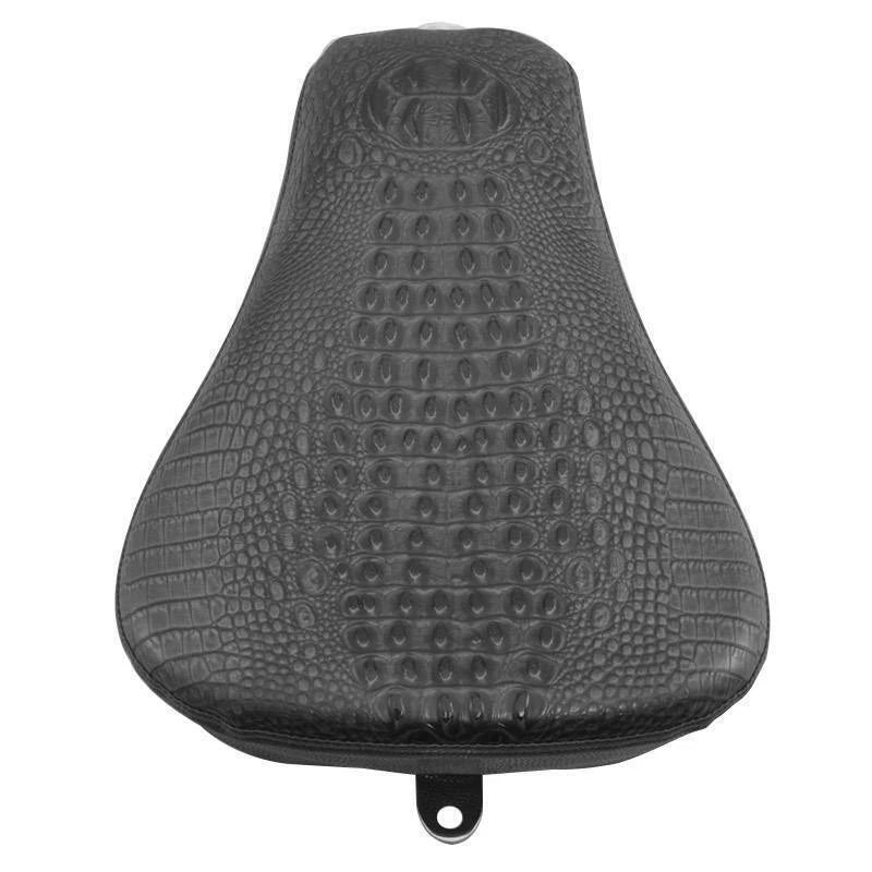 Black Front Driver Solo Seat Cushion For Harley Sportster XL 1200 883 48 72 ST