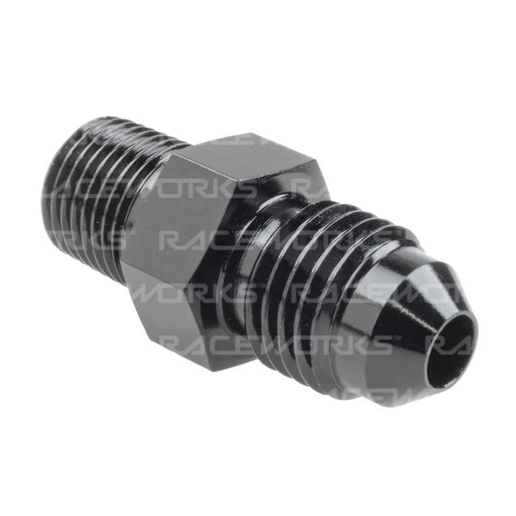 Raceworks An-4 Male Flare To Npt 1/8" Straight