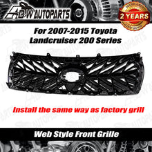 Load image into Gallery viewer, Front black web Chrome Gloss Grille For Toyota Land cruiser 200 Series 2007-2015