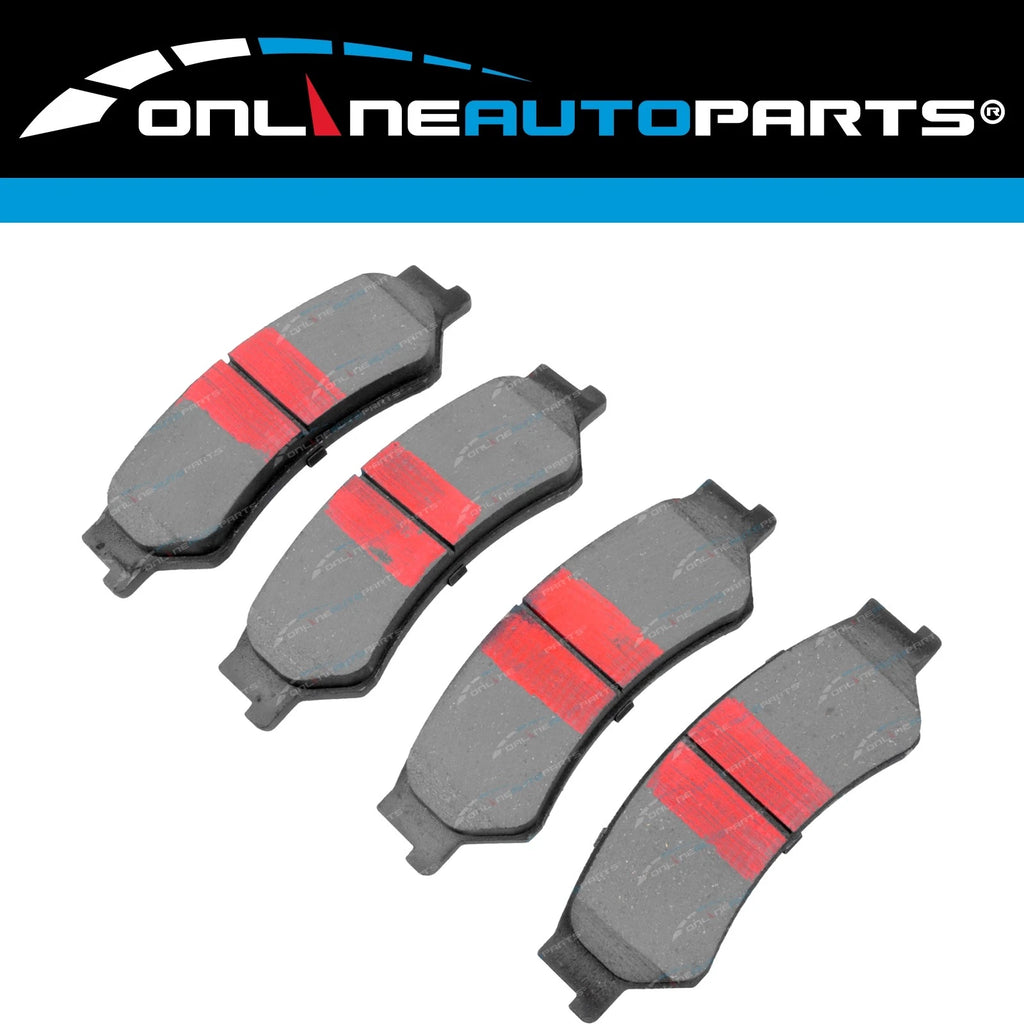 2 Rear Slotted Disc Rotor for Ford Falcon BF FG 6cyl 4.0L V8 5.4L 2005-2014