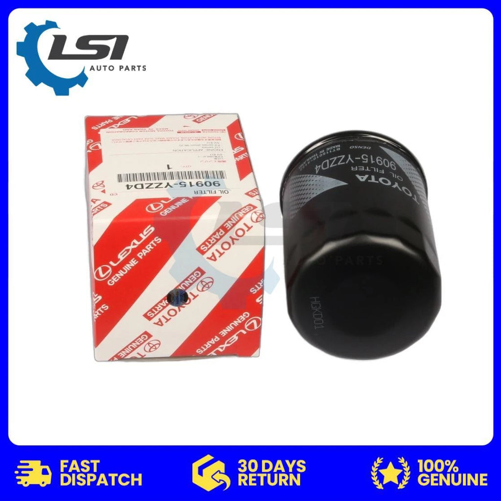 1 X Genuine Toyota Filter 90915-YZZD4 for Hilux Landcruiser and Prado V6 V8