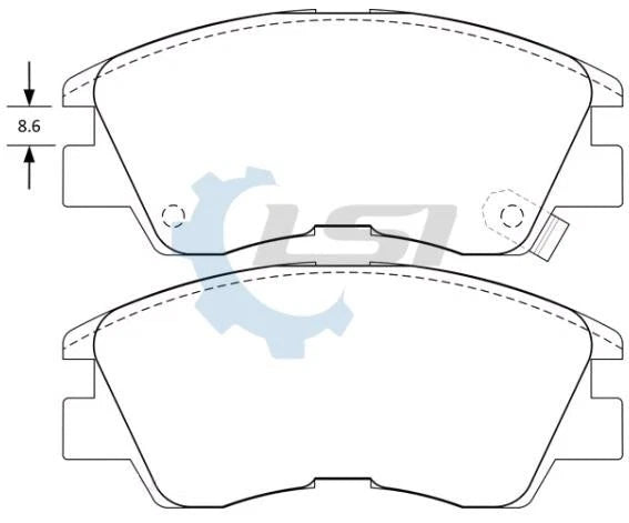 Front Brake Pads and Disc Rotors Set for Mitsubishi L300 SF SG SH SJ 2WD 90-