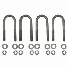 Load image into Gallery viewer, 4 x U Bolts 39mm Round x 5" Galvanised Boat Trailer Spring Washers Nuts