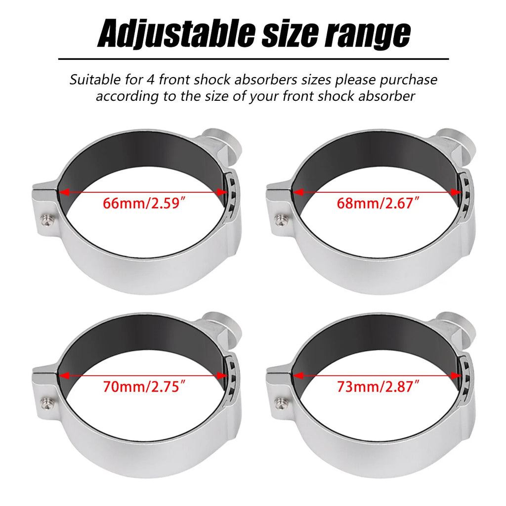 Motorcycle front fork air deflector wind shield black for Honda Kawasaki Yamaha