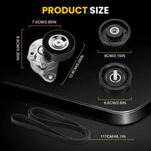 Load image into Gallery viewer, Drive Belt Tensioner Pulley Kit For Mercedes W164 W212 R171 R230 ML350 ML500