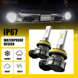 2x H11 H9 LED Headlight Globe Kit Bulbs Low High Beam Super White Waterproof AU