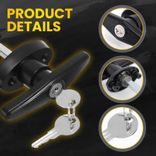 Load image into Gallery viewer, Heavy-Duty Rear Fixing Canopy T-Lock Handle, Metal for Ute Canopy *R/L hand AU