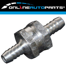 Load image into Gallery viewer, Aluminium 8mm 5/16" One Way Non Return Fuel Line Check Valve Petrol Diesel Water