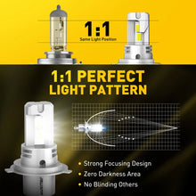 Load image into Gallery viewer, 2-10x AUXITO H4 LED Headlight Globes Kit Hi/Low Beam 30000LM Brighter White NEWA