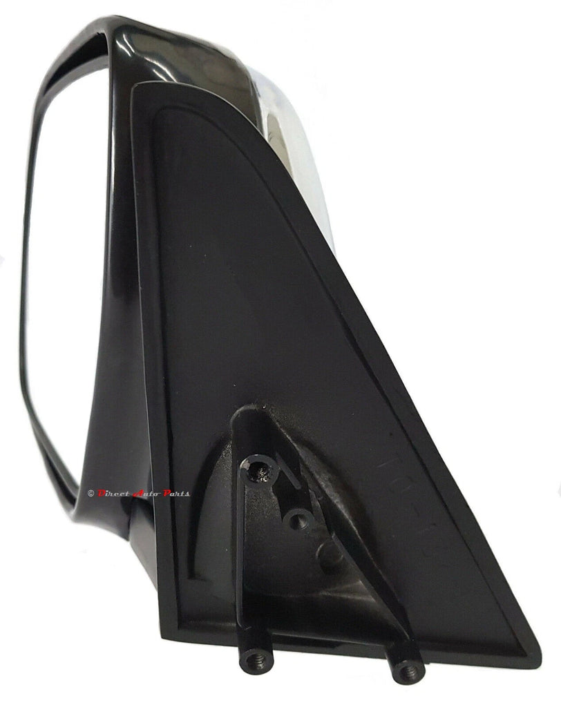 *NEW* DOOR MIRROR (CHROME MANUAL) SUIT TOYOTA LANDCRUISER 80 1990 - 1998 LEFT LH