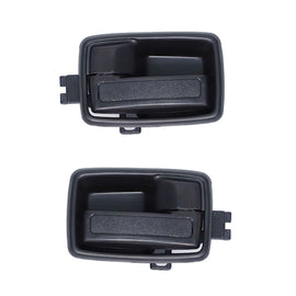 2pc Left + Right Front = Rear Black Inner Door Handles for Holden Rodeo TF 88-03
