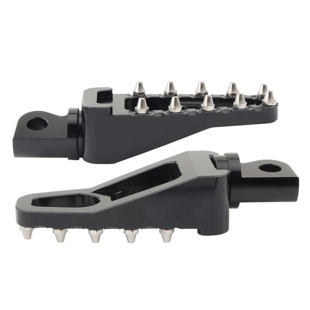 Black MX Style Foot Pegs Footrest for Harley Street Glide V-Rod Sportster Dyna S