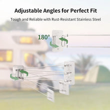 Load image into Gallery viewer, Camper RV Shower Corner Storage Bar Adjustable for Trailers Campers Bathroom ST