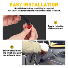 Load image into Gallery viewer, Car Roof Antenna Aerial Mast Rod Whip Signal Stereo Amplified Radio Universal 9”